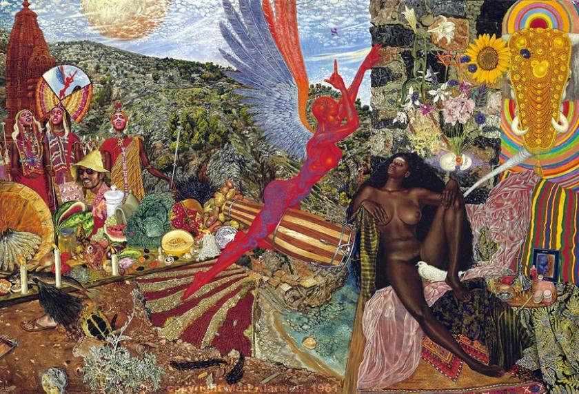 Abraxas-album-cover-Annunciation-by-Mati-Klarwein21961